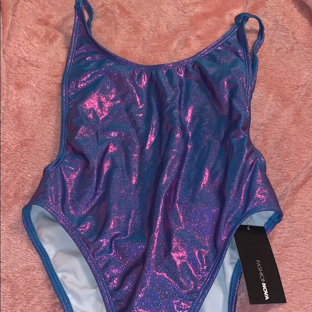 Metallic Fashion Nova Swimsuit